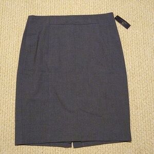 NEW Worthington Charcoal Gray Lined Pencil Skirt Size 18 Tall